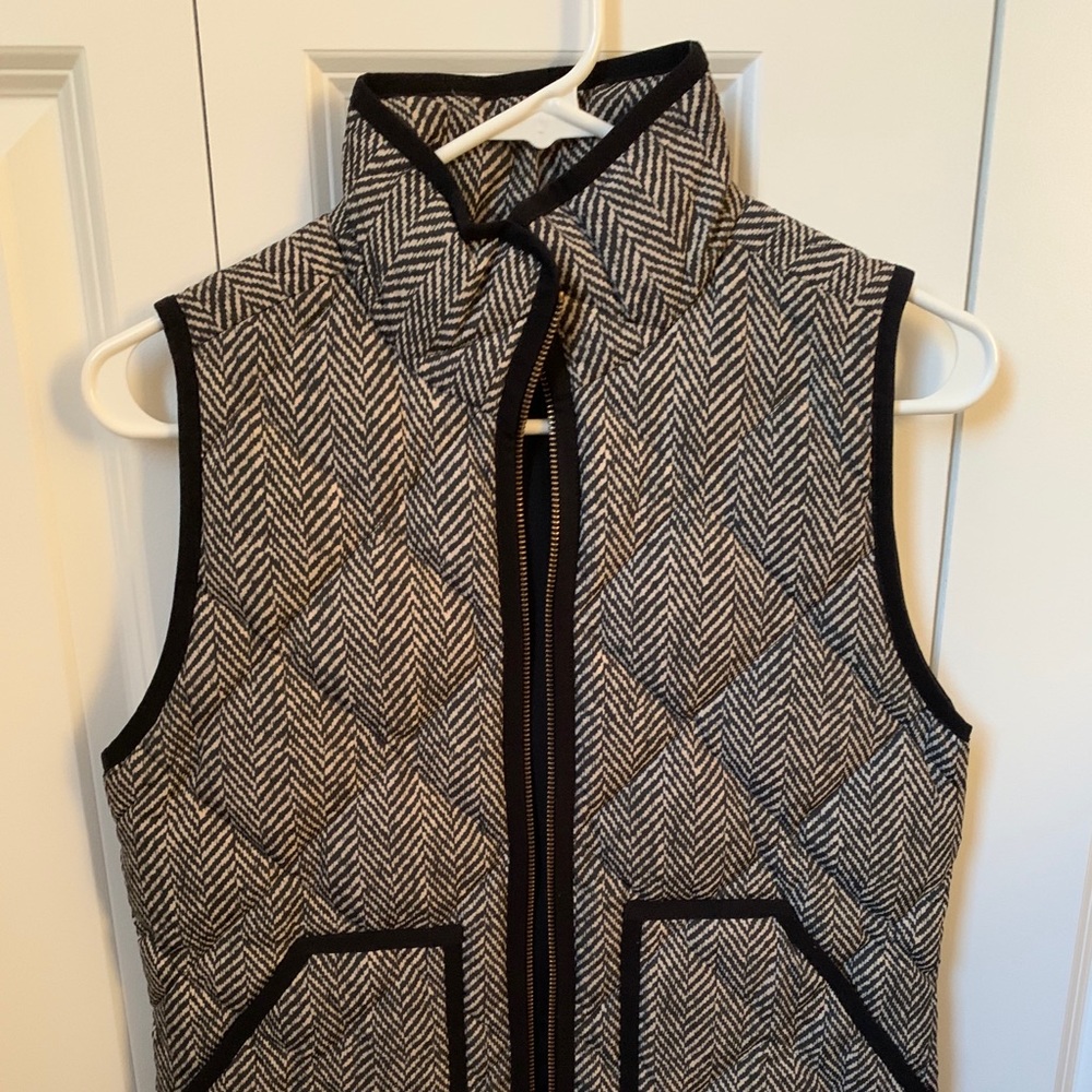 J. crew herringbone vest